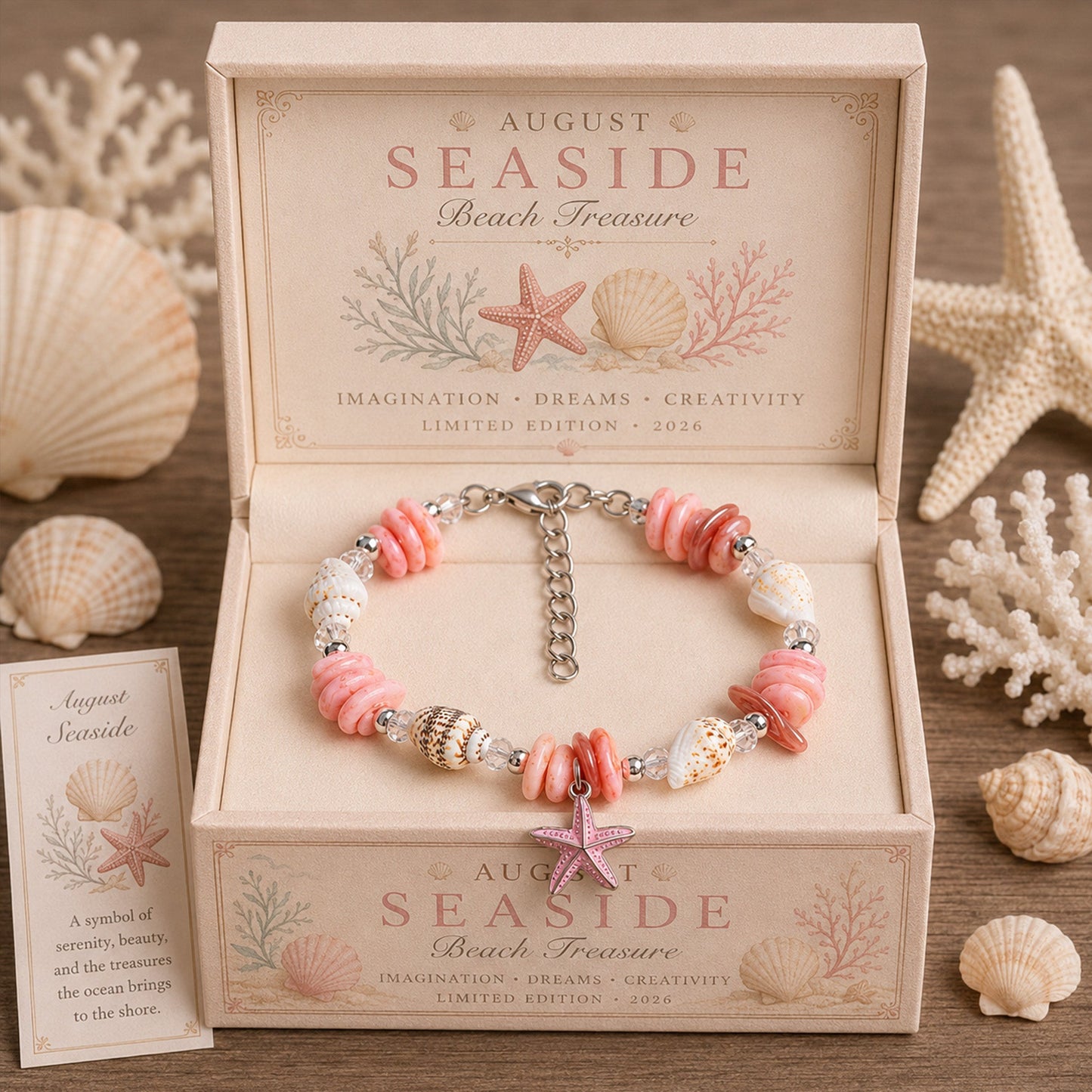 🐚 Blessings from the Deep: Shell, Pearl & Aquamarine Choker | 2026 Limited Handmade Edition – Only 8 Left🏆