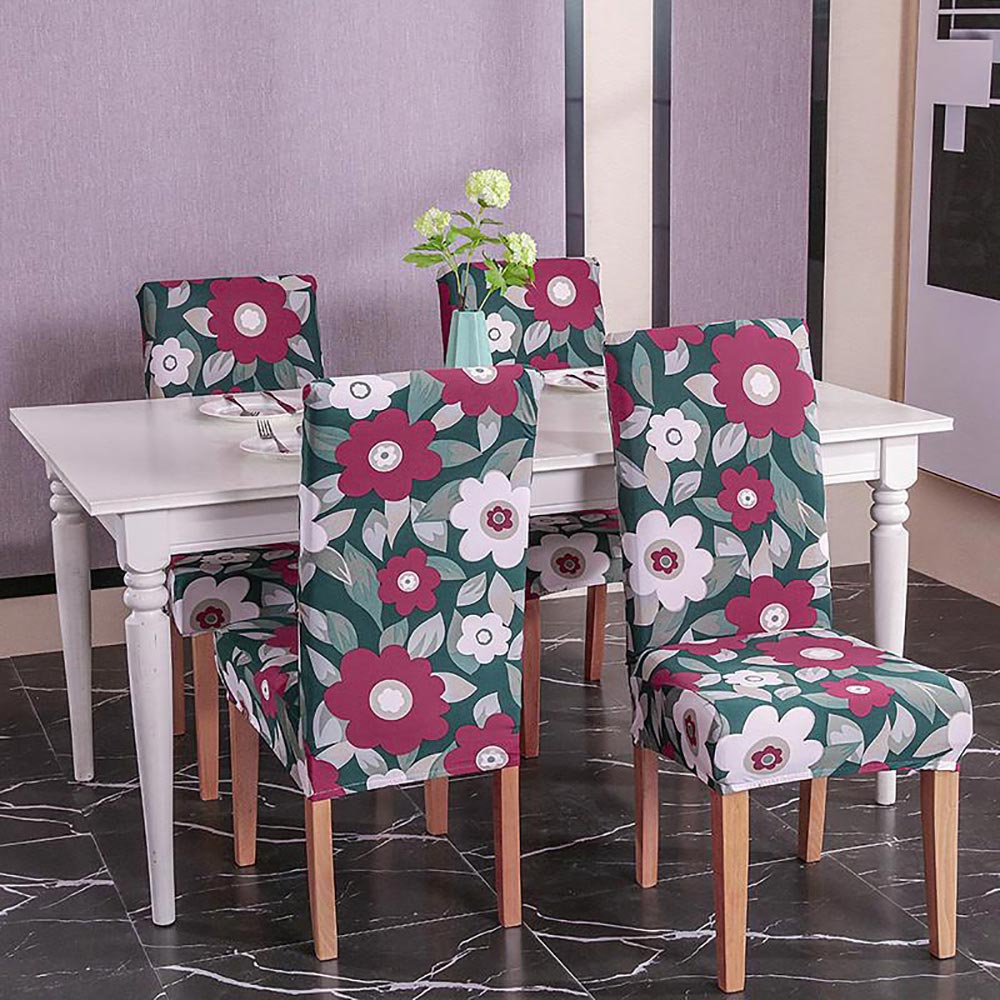 「🎊New Year - 40% Off」🔥ROSOPLTMSoft Spandex Solid Color Stretch Dining Chair Covers