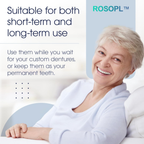 🦷🍎Heat and Fit ROSOPLTM – Immediate Dentures: The Ultimate Fit You Can’t Resist!  (👩‍🔬FDA Certified | Dentist Approved)