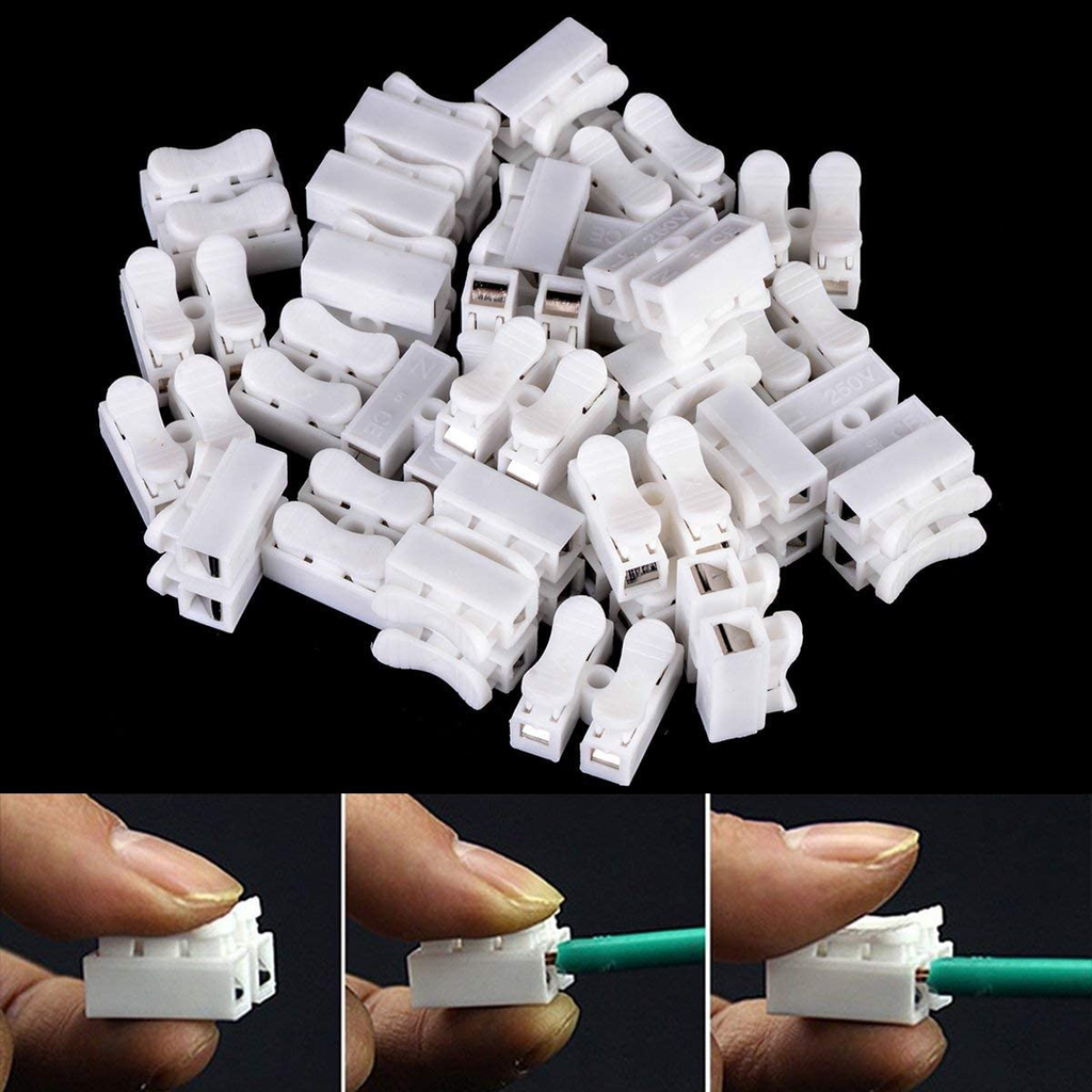 (🌲Early Christmas Sale- SAVE 48% OFF)ROSOPLTM Push Quick Wire Cable Connector 30 pcs(buy 3 get 2 free now)