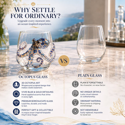 🎁 The Perfect Beach House Gift🌊3D Ocean Animal Artisan Glassware Collection🏆
