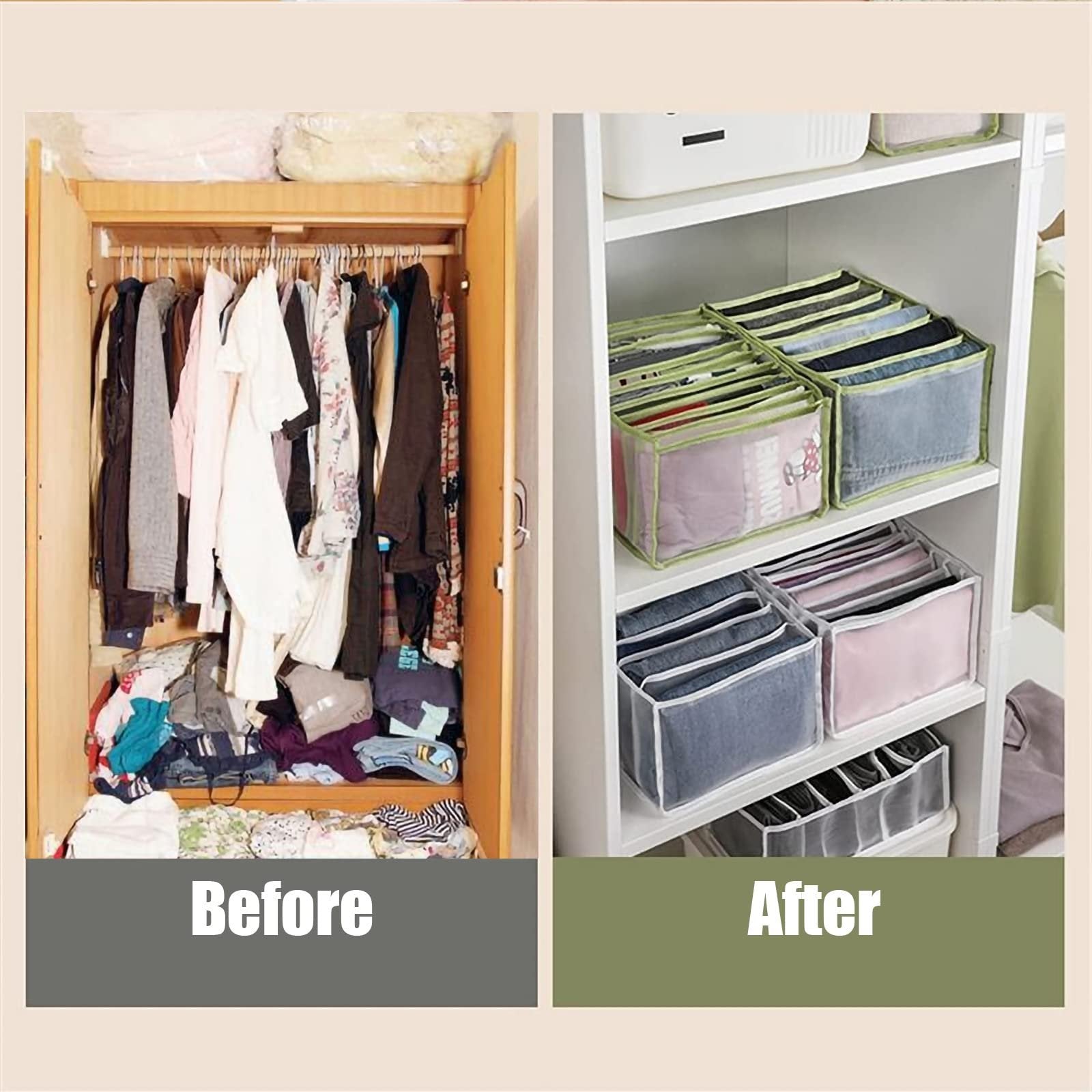 🔥Clear Stock Last Day ROSOPLTM💞Wardrobe Clothes Organizer(Buy 4 Get Extra 20% OFF)