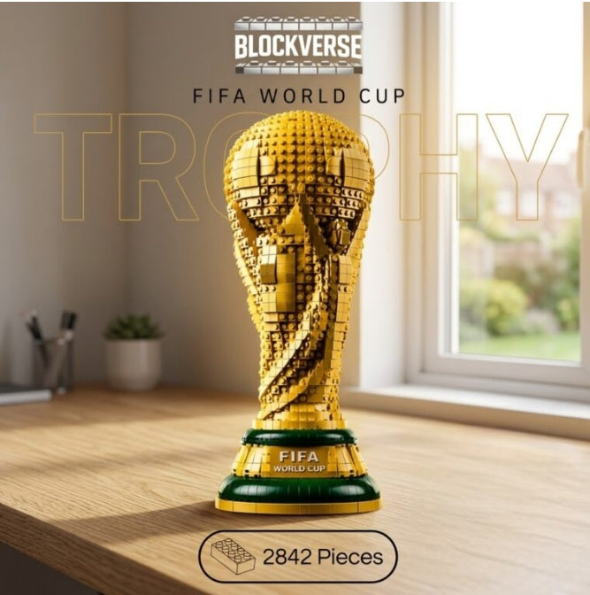 ⚽️FIFA World Cup Golden Championship Trophy Brick Lego Building🏆