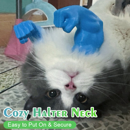 💪 3D Printed Hulk Arms Pet Cosplay Props with Halter Neck🏆