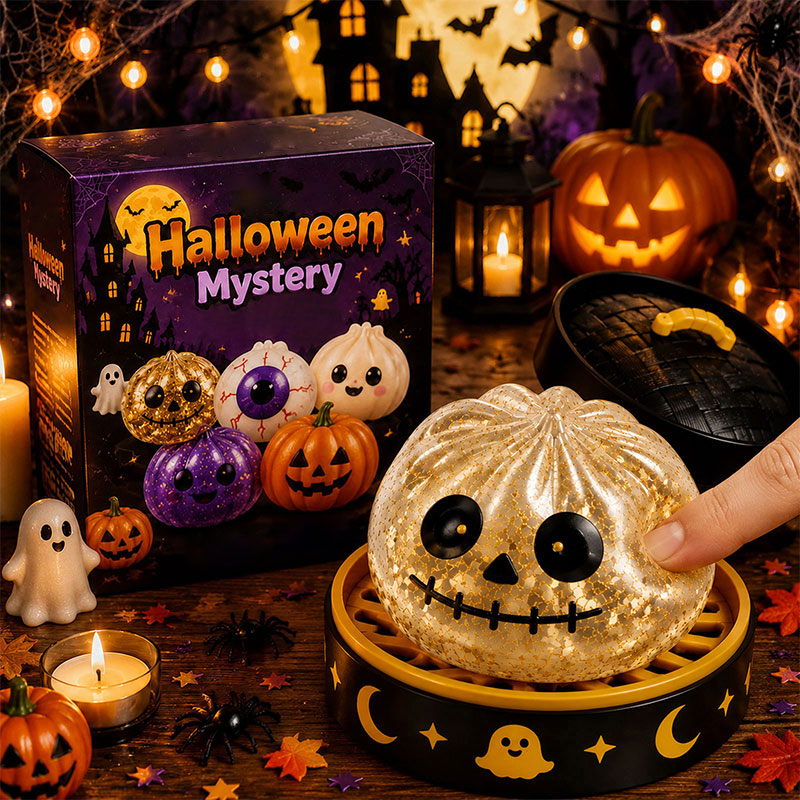 🎃 Halloween Dumpling Squeeze Squishy Toy🏆