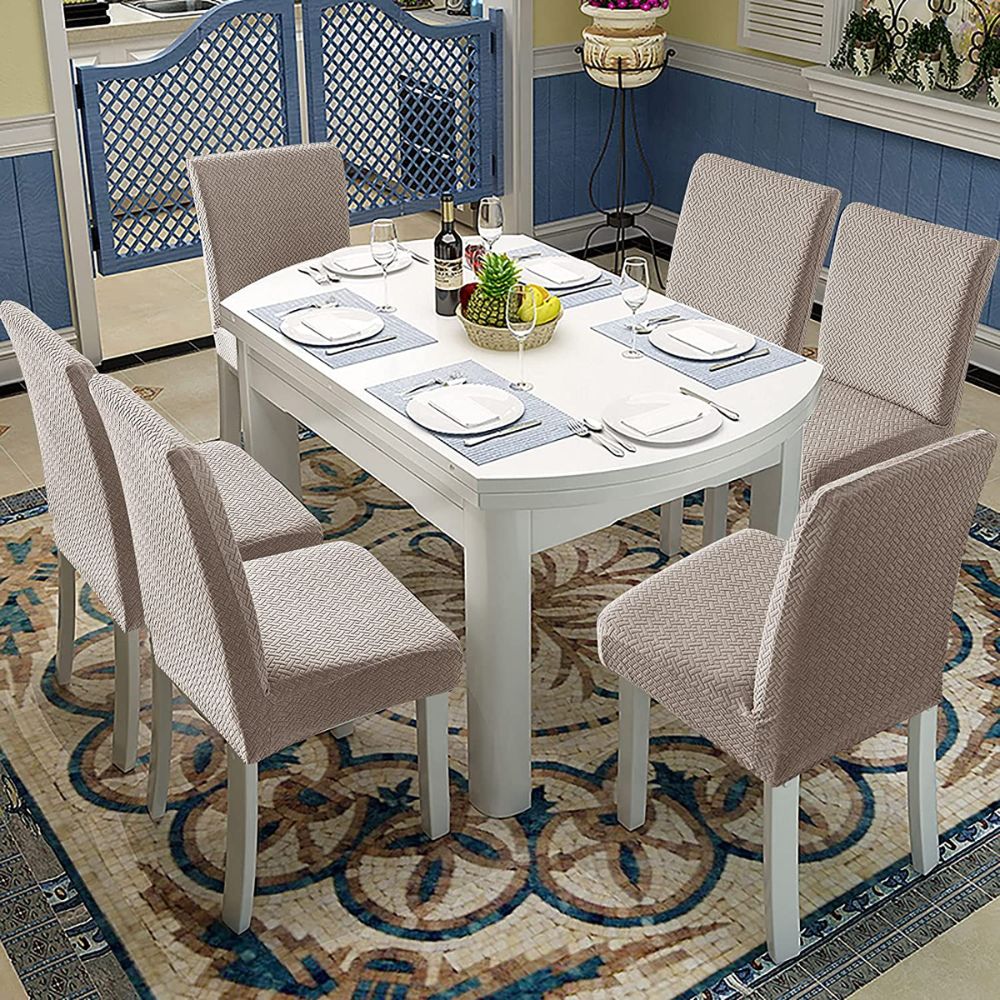 「🎊New Year - 40% Off」🔥ROSOPLTMSoft Spandex Solid Color Stretch Dining Chair Covers
