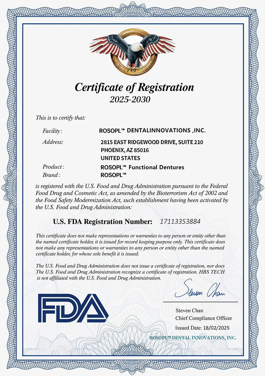 🦷🍎Heat and Fit ROSOPLTM – Immediate Dentures: The Ultimate Fit You Can’t Resist!  (👩‍🔬FDA Certified | Dentist Approved)