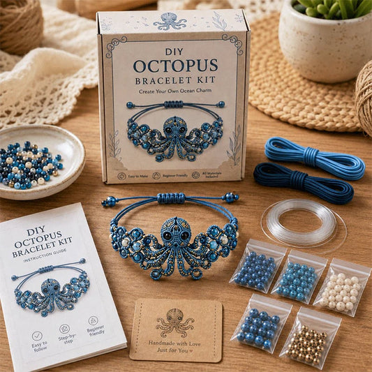 🔥49% Off Last Day - 🐙DIY Beaded Bracelet Making Kit🏆