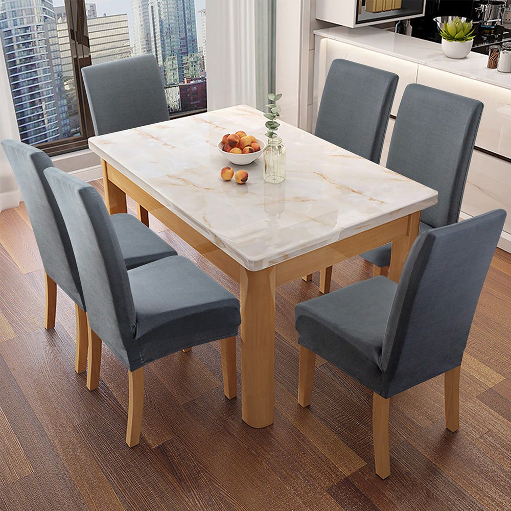 「🎊New Year - 40% Off」🔥ROSOPLTMSoft Spandex Solid Color Stretch Dining Chair Covers