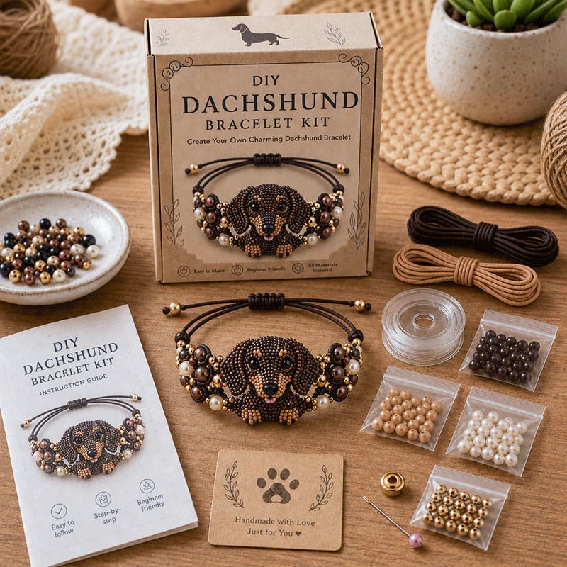 🔥49% Off Last Day - 🐙DIY Beaded Bracelet Making Kit🏆