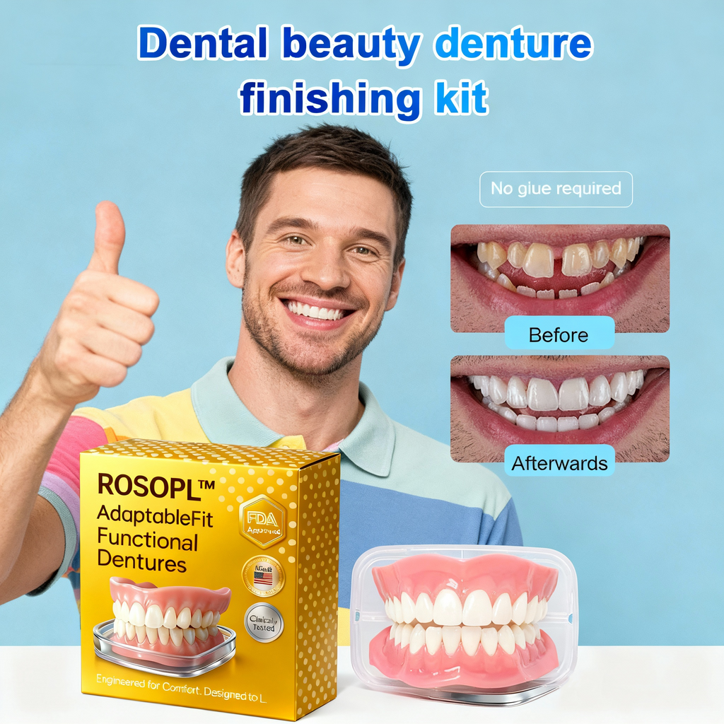 🔥 Don't Miss Out! 70% OFF ROSOPLTM Custom Dentures for a Perfect, Confident Smile!