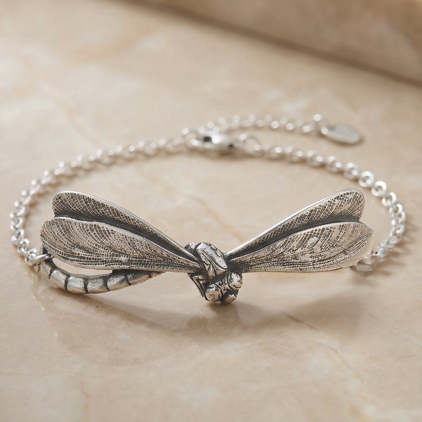 Vintage Boho Dragonfly Bracelet