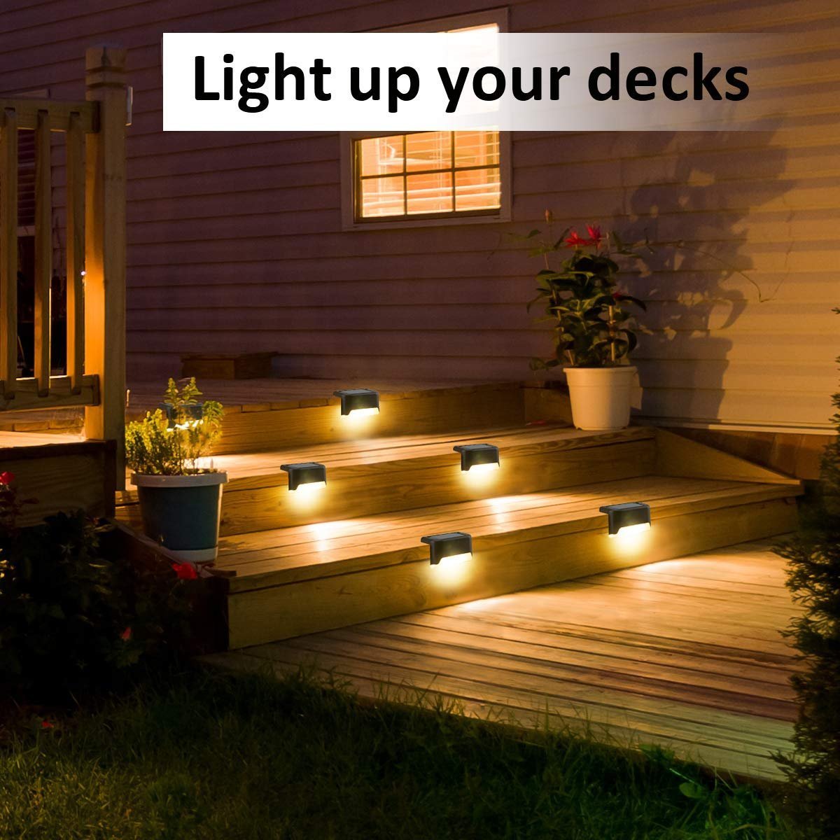 [BUY 6 FREE SHIPPING]ROSOPLTM🔥2023 Update Solar Deck Lights Outdoor