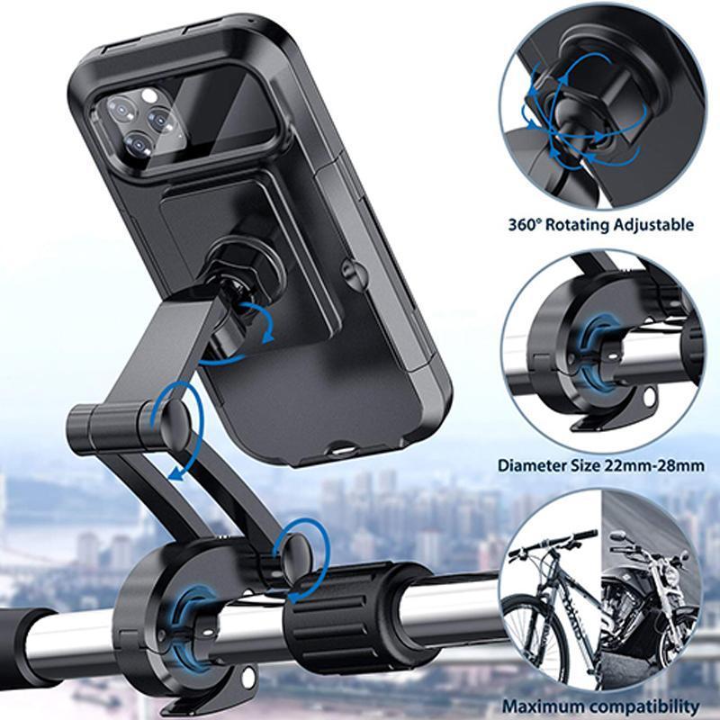 🔥Last Day Promotion 49%OFF🔥ROSOPLTM🚲Waterproof Bicycle & Motorcycle Phone Holder
