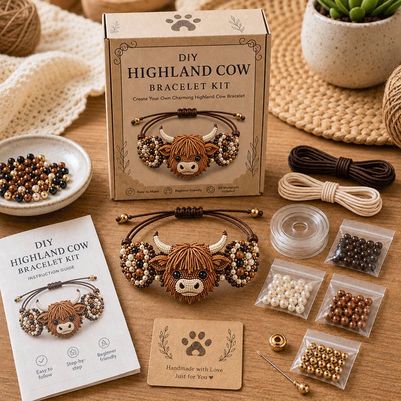 🔥49% Off Last Day - 🐙DIY Beaded Bracelet Making Kit🏆