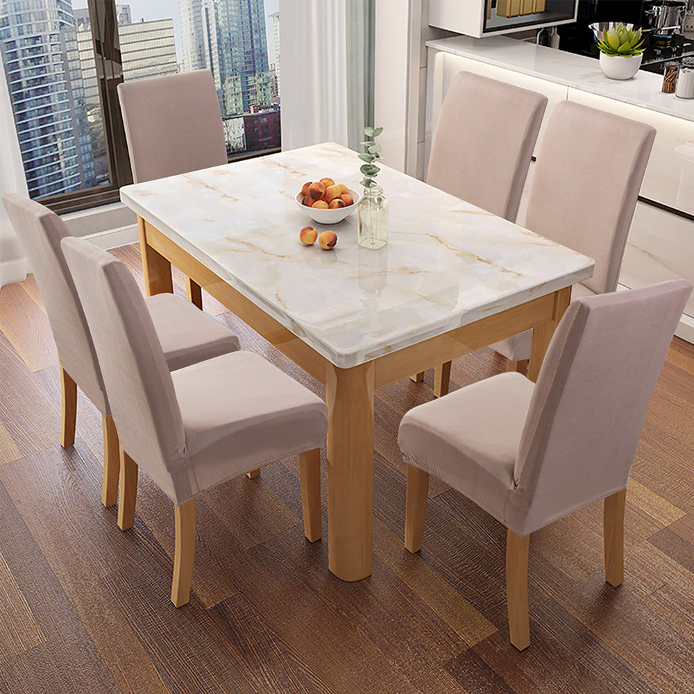 「🎊New Year - 40% Off」🔥ROSOPLTMSoft Spandex Solid Color Stretch Dining Chair Covers