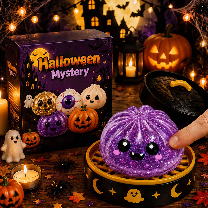 🎃 Halloween Dumpling Squeeze Squishy Toy🏆
