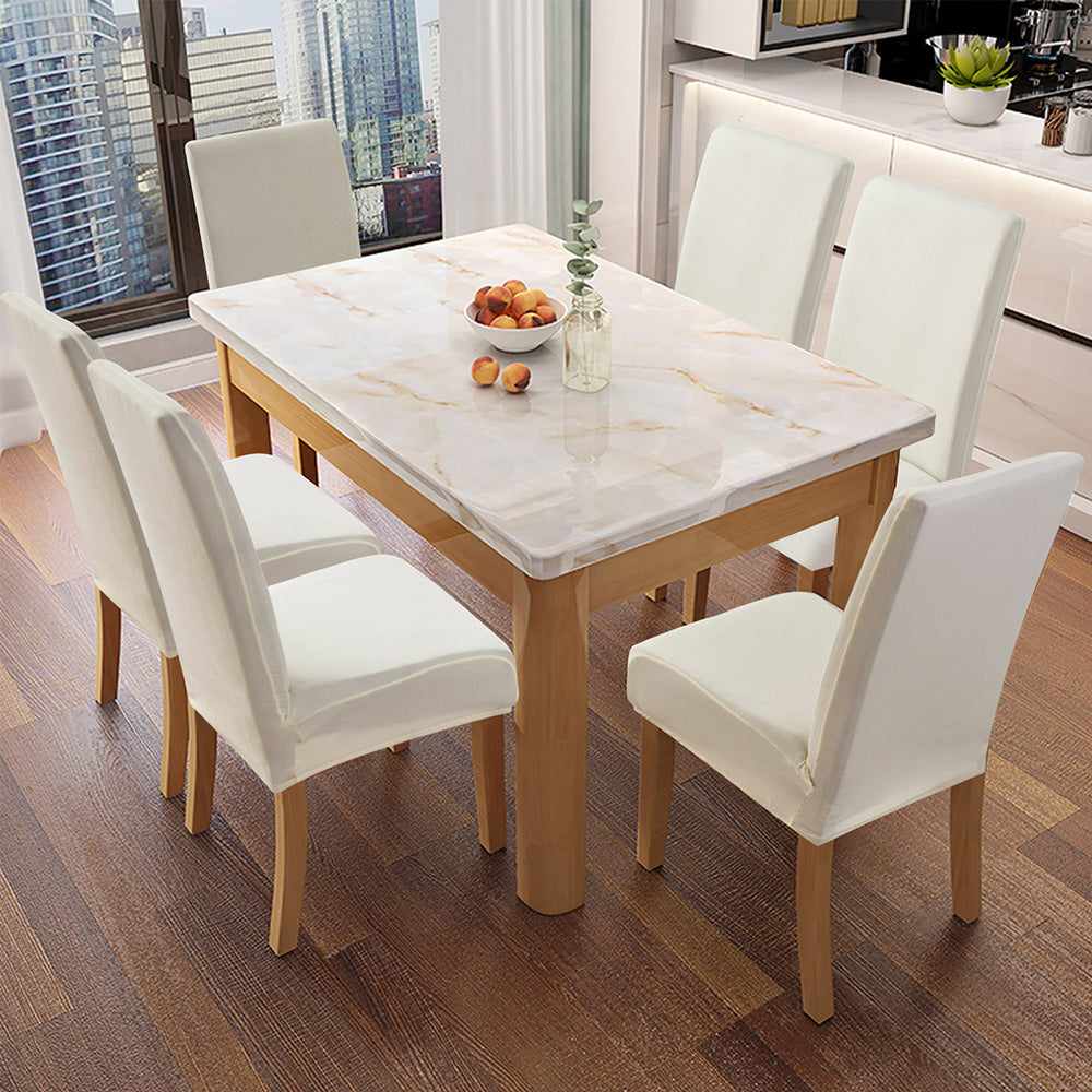「🎊New Year - 40% Off」🔥ROSOPLTMSoft Spandex Solid Color Stretch Dining Chair Covers