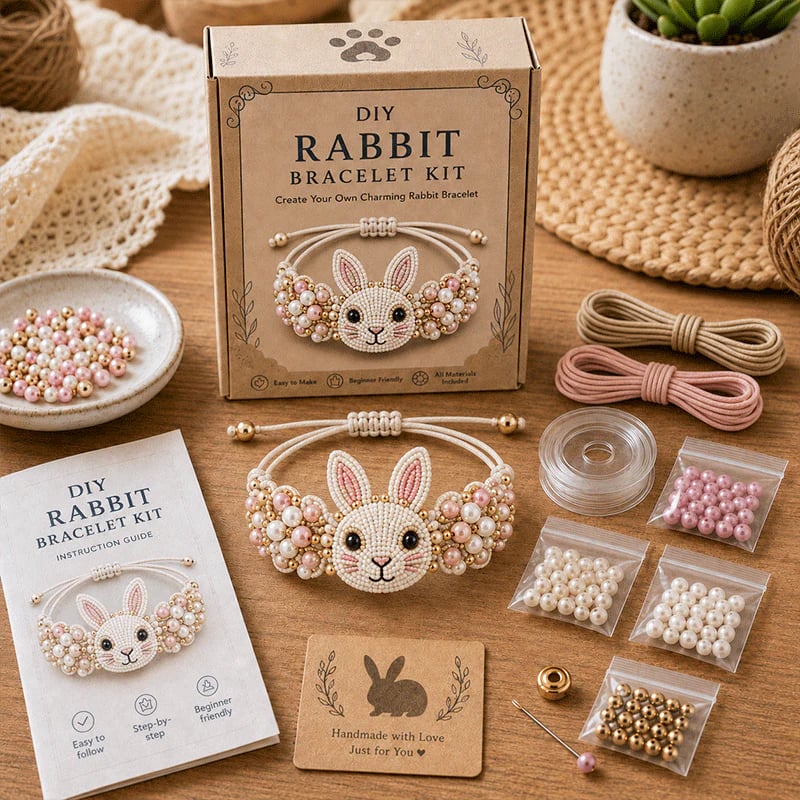 🔥49% Off Last Day - 🐙DIY Beaded Bracelet Making Kit🏆