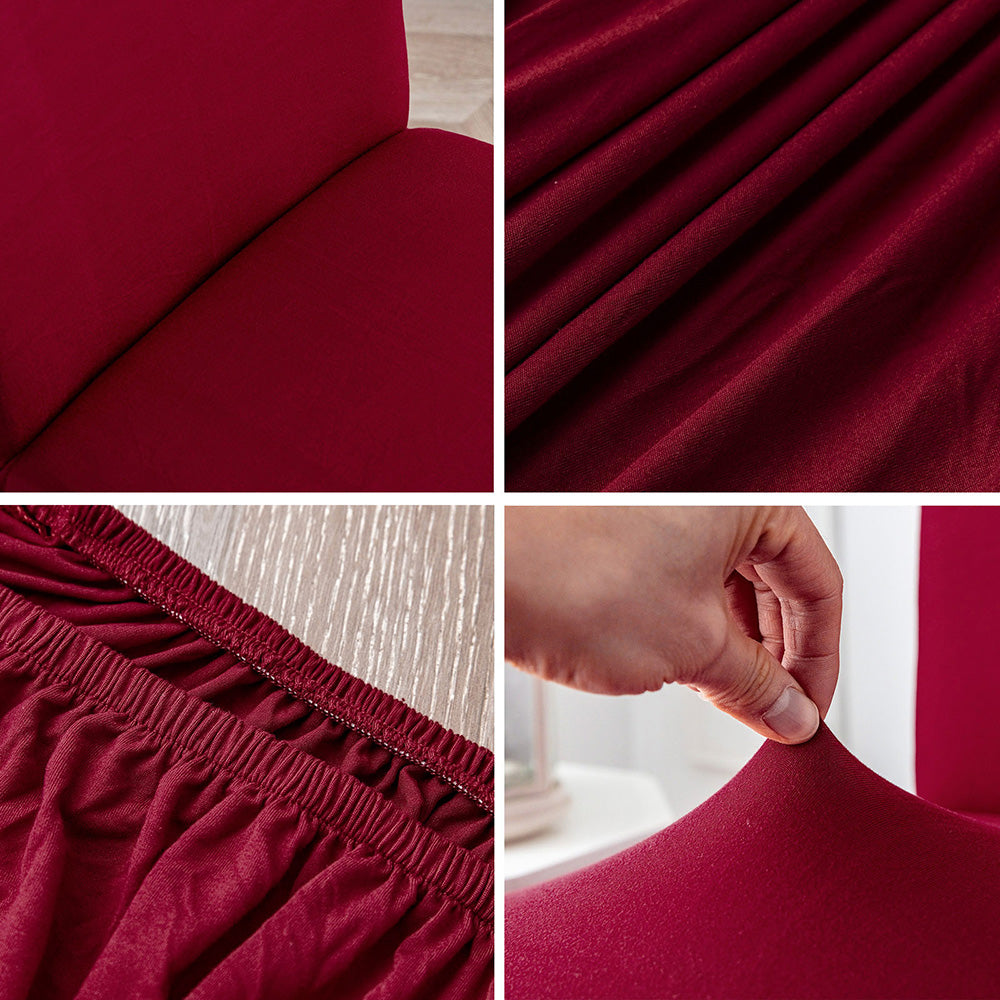 「🎊New Year - 40% Off」🔥ROSOPLTMSoft Spandex Solid Color Stretch Dining Chair Covers