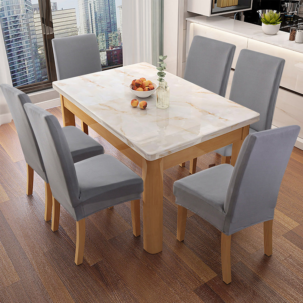 「🎊New Year - 40% Off」🔥ROSOPLTMSoft Spandex Solid Color Stretch Dining Chair Covers