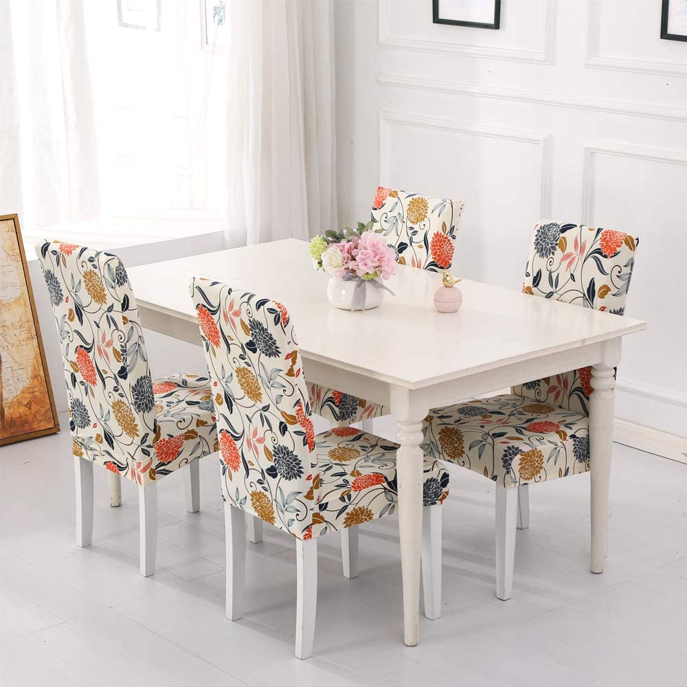 「🎊New Year - 40% Off」🔥ROSOPLTMSoft Spandex Solid Color Stretch Dining Chair Covers