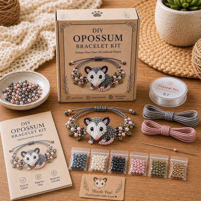 🔥49% Off Last Day - 🐙DIY Beaded Bracelet Making Kit🏆