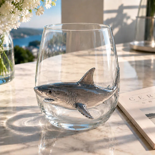 🎁 The Perfect Beach House Gift🌊3D Ocean Animal Artisan Glassware Collection🏆