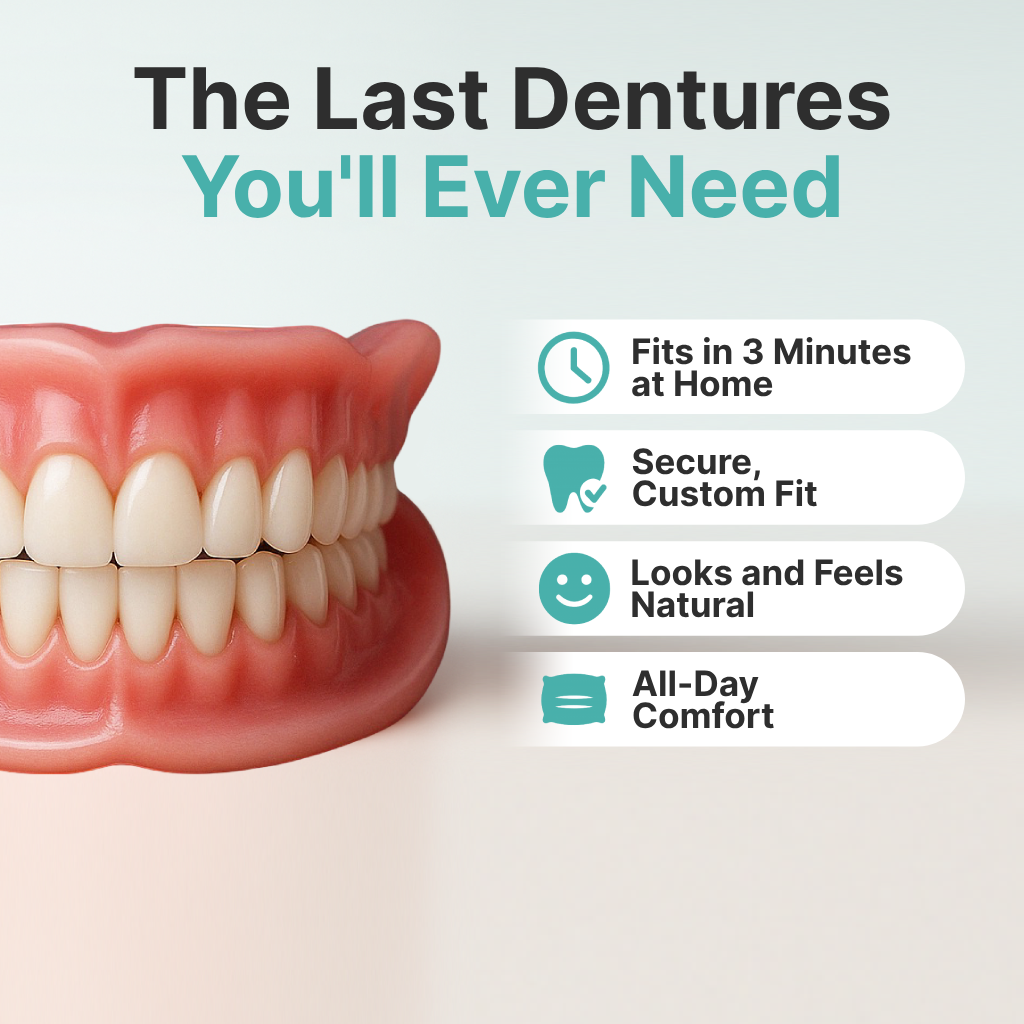 🔥 Don't Miss Out! 70% OFF ROSOPLTM Custom Dentures for a Perfect, Confident Smile!