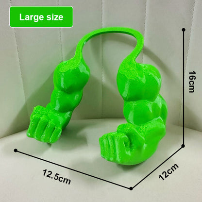 💪 3D Printed Hulk Arms Pet Cosplay Props with Halter Neck🏆