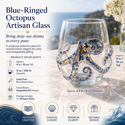 🎁 The Perfect Beach House Gift🌊3D Ocean Animal Artisan Glassware Collection🏆