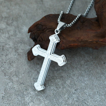 📢📢LAST DAY SALE 50% OFF✝️ "The Lord's Prayer" Cross Necklace -- Unisex🏆