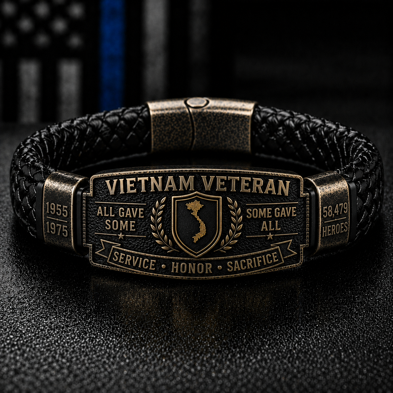 🇺🇸 Last Day Promo: 49% OFF 🎖️ -Vietnam Veteran Honor Bracelet🏆