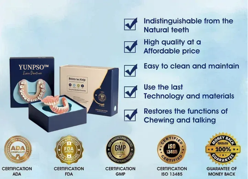 🔥YUNPSOTM New 72-Hour Denture Sale! 45% off + Free Ultrasonic Cleaner