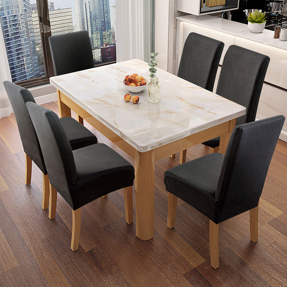 「🎊New Year - 40% Off」🔥ROSOPLTMSoft Spandex Solid Color Stretch Dining Chair Covers