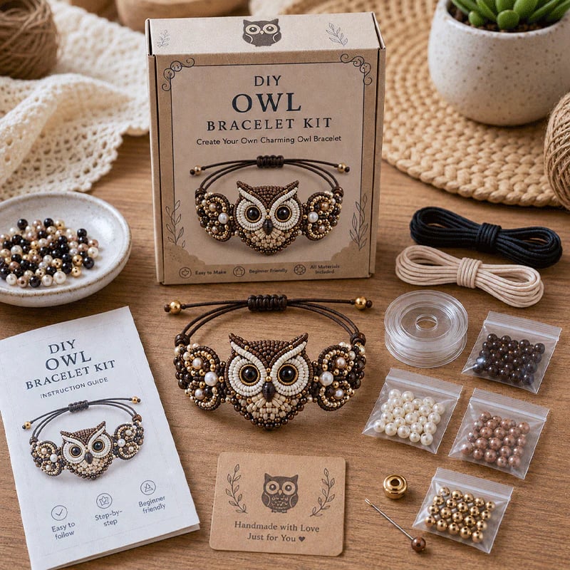 🔥49% Off Last Day - 🐙DIY Beaded Bracelet Making Kit🏆