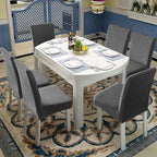 「🎊New Year - 40% Off」🔥ROSOPLTMSoft Spandex Solid Color Stretch Dining Chair Covers