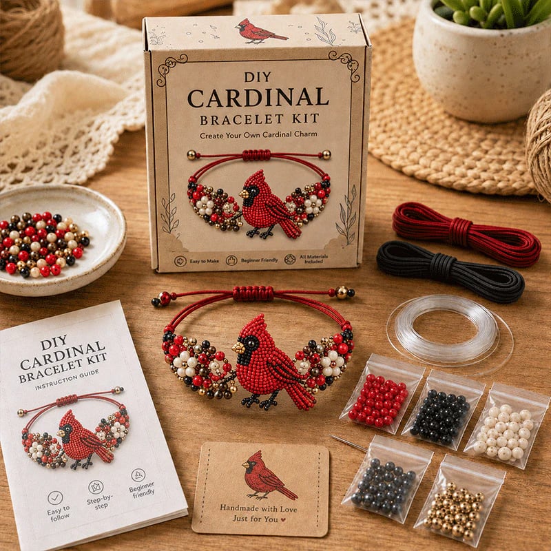 🔥49% Off Last Day - 🐙DIY Beaded Bracelet Making Kit🏆