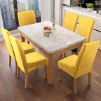 「🎊New Year - 40% Off」🔥ROSOPLTMSoft Spandex Solid Color Stretch Dining Chair Covers