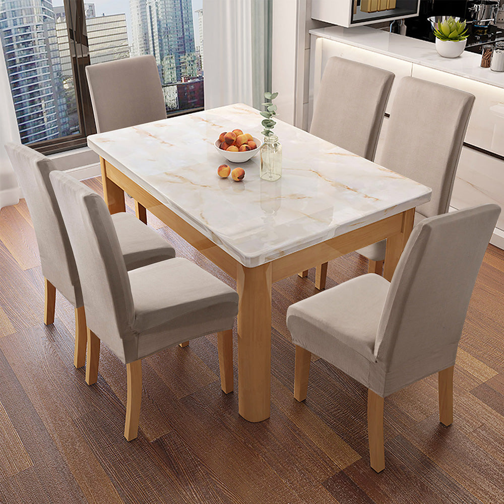「🎊New Year - 40% Off」🔥ROSOPLTMSoft Spandex Solid Color Stretch Dining Chair Covers