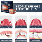 Made and Shipped from 🇬🇧  ROSOPLTM  Adaptable Custom-Fit Functional Complete Dentures