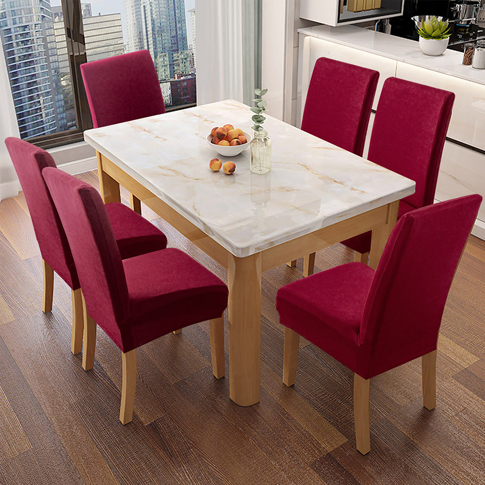「🎊New Year - 40% Off」🔥ROSOPLTMSoft Spandex Solid Color Stretch Dining Chair Covers