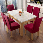 「🎊New Year - 40% Off」🔥ROSOPLTMSoft Spandex Solid Color Stretch Dining Chair Covers