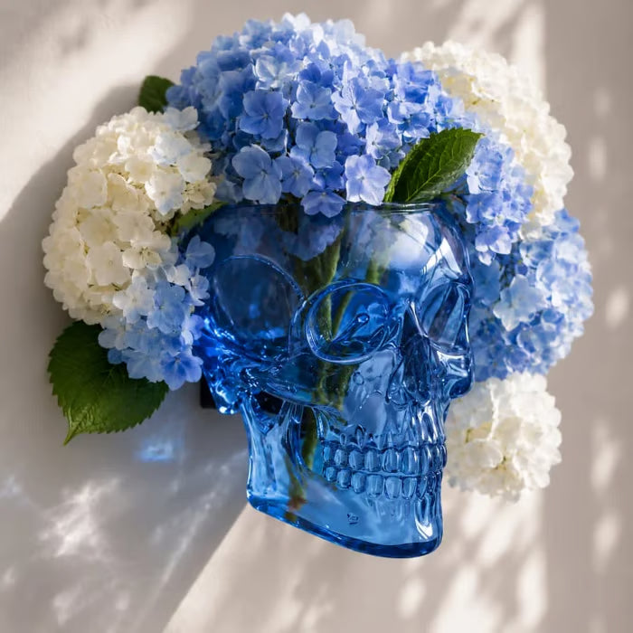 Gothic Skull Wall Vase 💀🌸 – Hangable & Tabletop Freestanding🏆