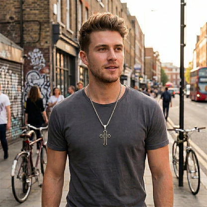 📢📢LAST DAY SALE 50% OFF✝️ "The Lord's Prayer" Cross Necklace -- Unisex🏆