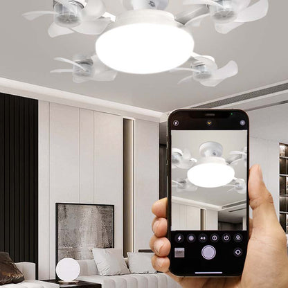 🌪️💡2-in-1 Socket Ceiling Fan with LED Light | No-Wiring Remote Fan 🏆