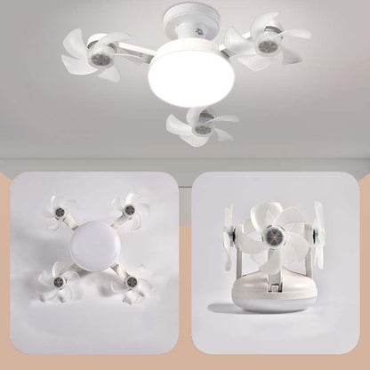 🌪️💡2-in-1 Socket Ceiling Fan with LED Light | No-Wiring Remote Fan 🏆